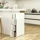 Image 7 for Этажерка на колесах Leobert узкая на 4 ящика, белый