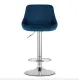 Image 4 for Барный стул Leobert Kast со спинкой темно-синий