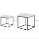 Image 5 for Комплект журнальных столиков Leobert Nika квадратный мрамор