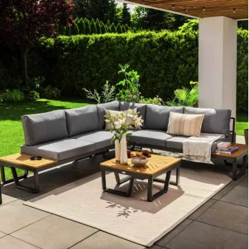 Комплект садових меблів Di Volio Veledo графітовий