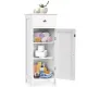 Image 1 for Тумба для ванной Costway Nordic Bath напольная с выдвижным ящиком белая