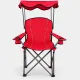 Image 1 for Кресло туристическое раскладное Costway SunChair с навесом красное