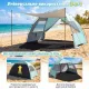 Image 6 for Пляжний намет-тент Pop-Up Costway Vista Vent Beach саморозкладний від сонця 3-4 місний зелений