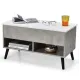 Image 6 for Стіл трансформер Costway Lagom в стилі Loft сірий
