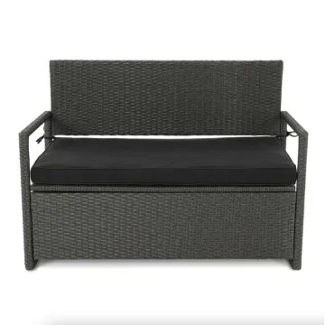 Садова лавка Di Volio Verbana з місцем для зберігання сірий