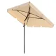 Image 1 for Парасоля садова Di Volio Ankona бежева 200х125см з нахилом та чохлом