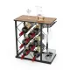 Image 1 for Стеллаж винный Costway Compact Beverage Bar 6 деревянный с держателем для бокалов