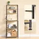 Image 4 for Стелаж кухонний Leobert Gusto з полицями під мікрохвильовку в стилі Loft, натуральний