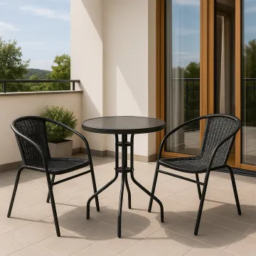 Садові меблі Chomik Bistro New стіл та 2 стільці