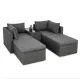 Image 2 for Комплект садових меблів Di Volio Alzano сірий