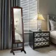 Image 2 for Дзеркало шафа підлогова Costway Antique для біжутерії коричневий