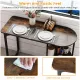 Image 10 for Комплект мебели Costway Boston Bistro Set стол с полками и 2 табурета лофт коричневый
