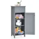 Image 1 for Тумба для ванной Costway Nordic Bath напольная с выдвижным ящиком серая
