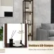 Image 6 for Стелаж-торшер Costway Lumina Dimmer 163 з LED підсвіткою на 4 полиці лофт, коричневий