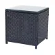 Image 7 for Садові меблі Outtec LUXURY стіл та 2 стільці чорно-графітові