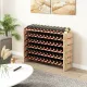Image 7 for Стелаж винний Costway Modular Pine дерев'яний на 60 пляшок