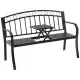 Image 1 for Лавка садова Chomik GARDEN LINE DUO з розкладним столиком