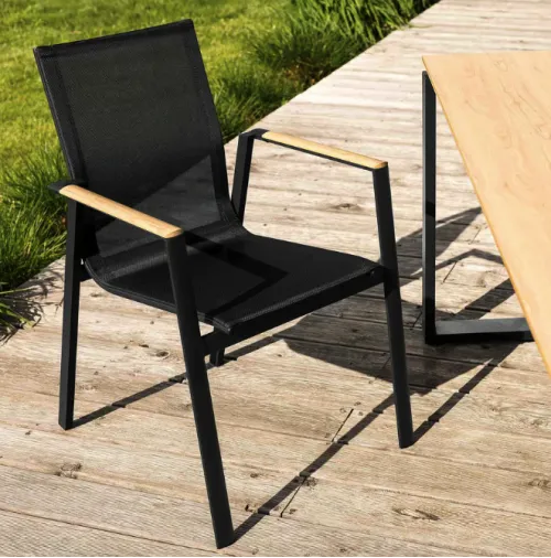 Садове крісло Di Volio Buti чорний