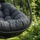 Image 5 for Крісло-кокон садове Di Volio Leno обертове чорний