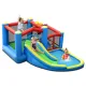 Image 3 for Надувний аквапарк дитячий Costway CastleSlide Water Park з водною гіркою та басейном (без компресора)