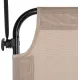 Image 8 for Шезлонг лежак садовий Outtec Lumia Textline розкладний з дашком бежевий