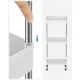 Image 5 for Этажерка на колесах Leobert ModuStep узкая на 3 яруса, белый